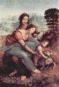 Hl. Anna, Maria, Christuskind mit Lamm LEONARDO da Vinci